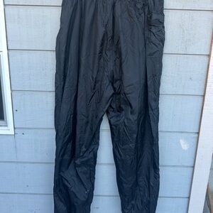 Firstgear Men's Black Motorcycle Rain Stretch Pants in sizes XXL and 2XL